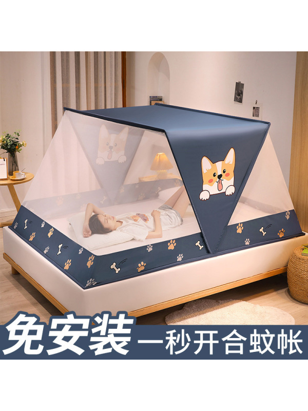 Ceba抖音同款网红折叠蚊帐 2022夏季新款宿舍免安装文帐 上铺上下铺