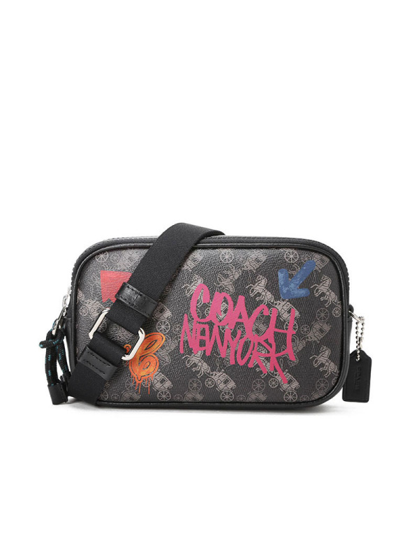 COACH/蔻驰 马车印花斜挎相机包 涂鸦款 F84640