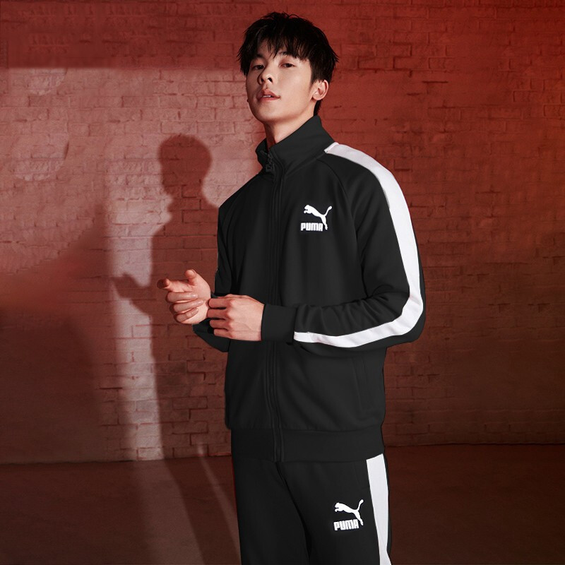 PUMA彪马男装T7运动服休闲针织外套531377
