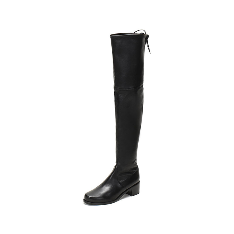 斯图尔特·韦茨曼 STUART WEITZMAN 女士皮革过膝靴长筒靴MIDLAND