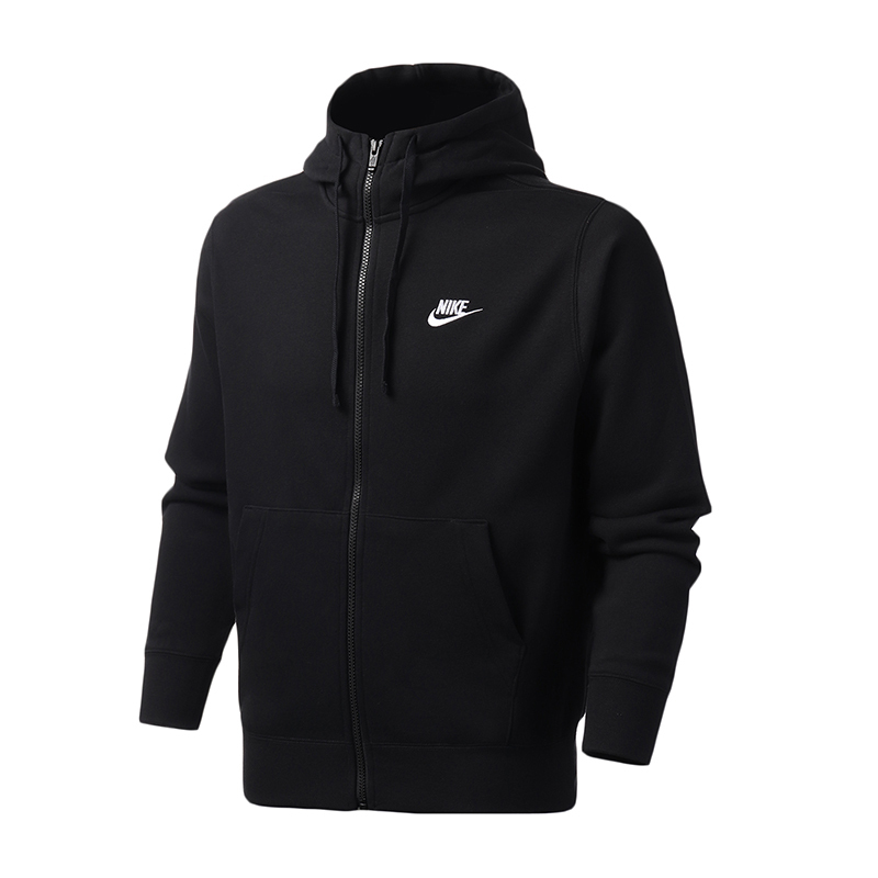 nike耐克男装上衣简约保暖外套宽松连帽夹克运动服bv2649