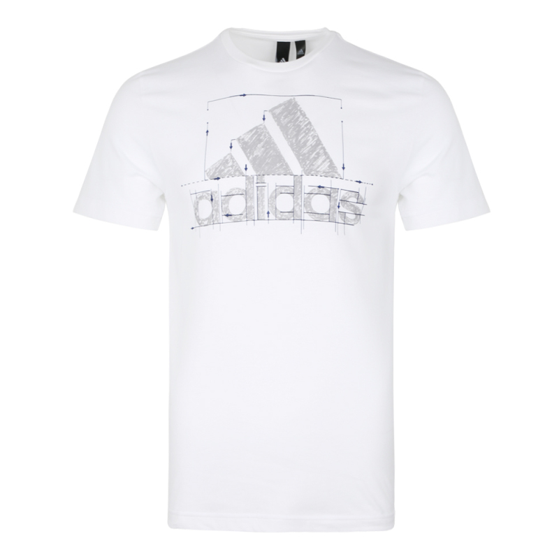 adidas阿迪达斯2018男子BOS圆领短T恤DI0294