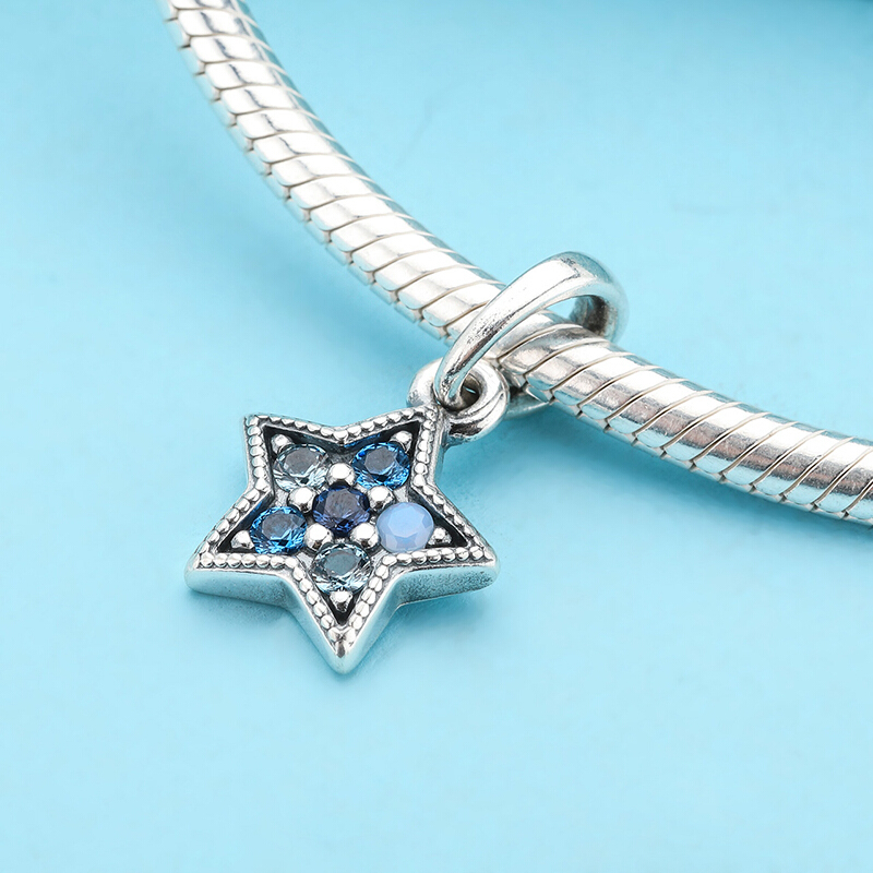 PANDORA潘多拉 璀璨星辰 925银饰品396376NSBMX