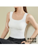 带胸垫背心收副乳痕内衣运动背心夏季方领外穿打底宽带背文胸