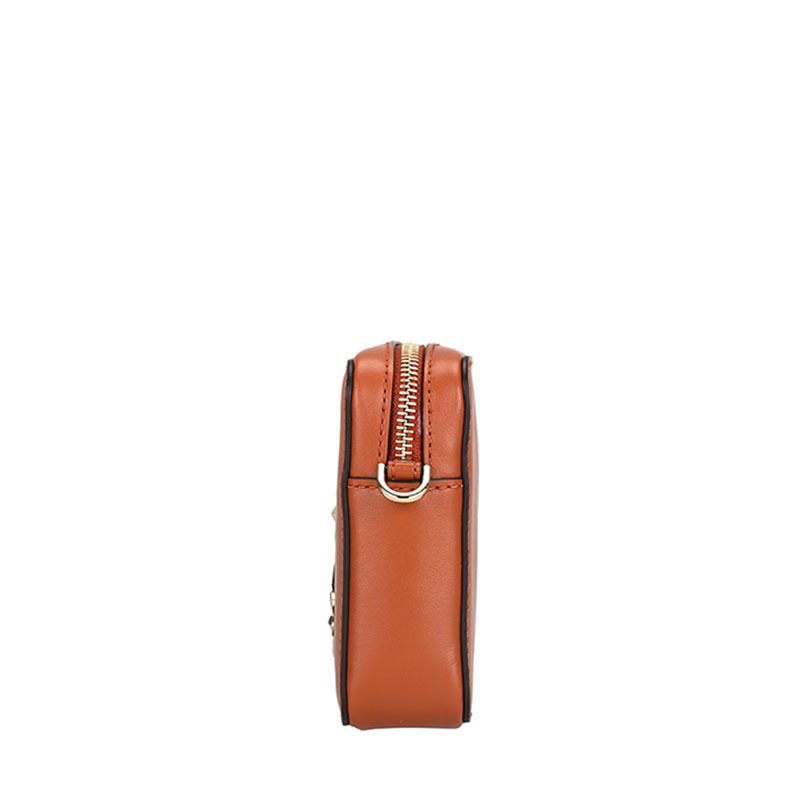 Michael Kors/迈克·科尔斯 女士双色花朵铆钉斜挎相机包 32H6GFAM2T