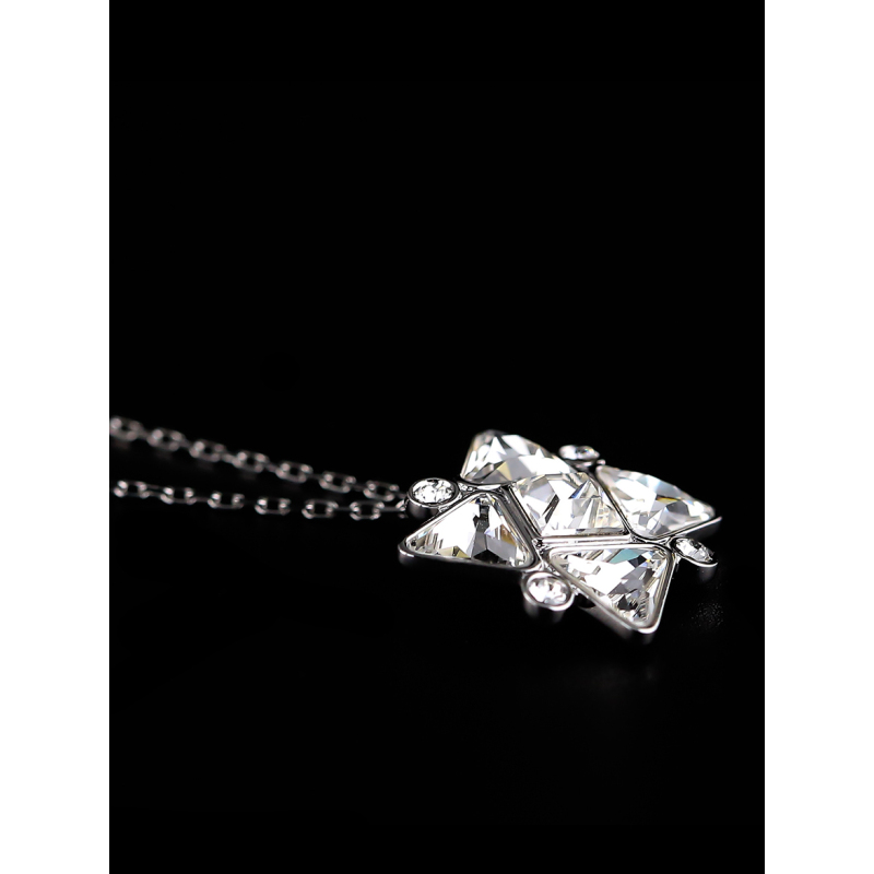 Swarovski施华洛世奇 银色花朵水晶项链 5011962