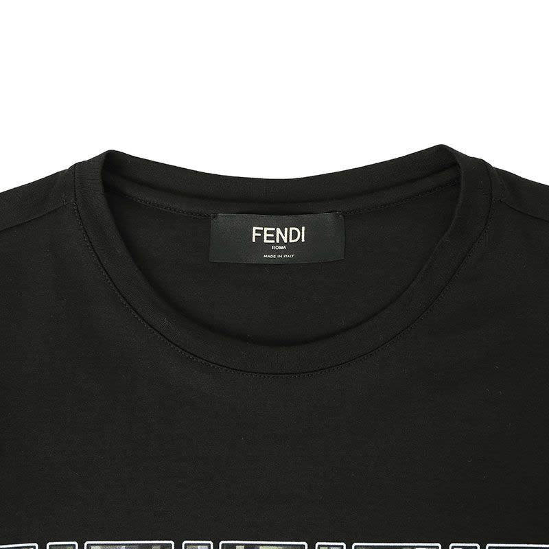 芬迪(FENDI T恤 FF标识FAF532 男士T恤图片