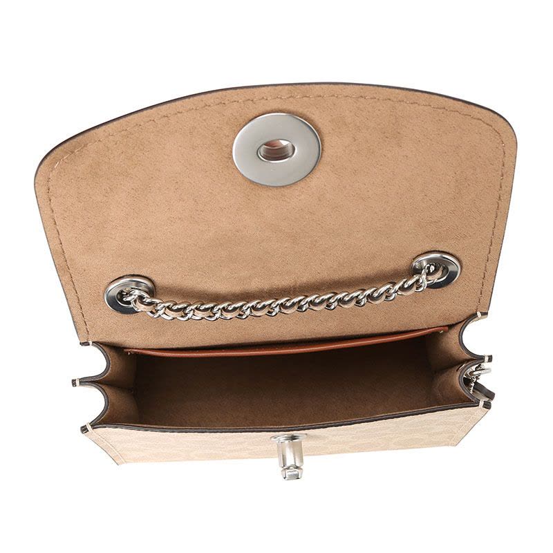 预订 COACH\蔻驰 PARKER口盖包单肩包 山茶花老花拼皮 牛皮革\PVC图片