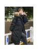 年新款大码冬季羽绒棉服女中长款棉衣宽松棉袄韩版面包服外套