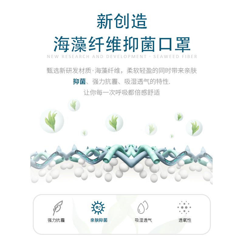 KN95宝贝永恒海藻纤维抑菌儿童口罩女pm2.5 防尘防雾霾护耳男情侣 儿童24只