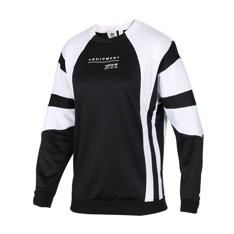 阿迪达斯三叶EQT女子运动圆领套头衫休闲卫衣CV7778图片