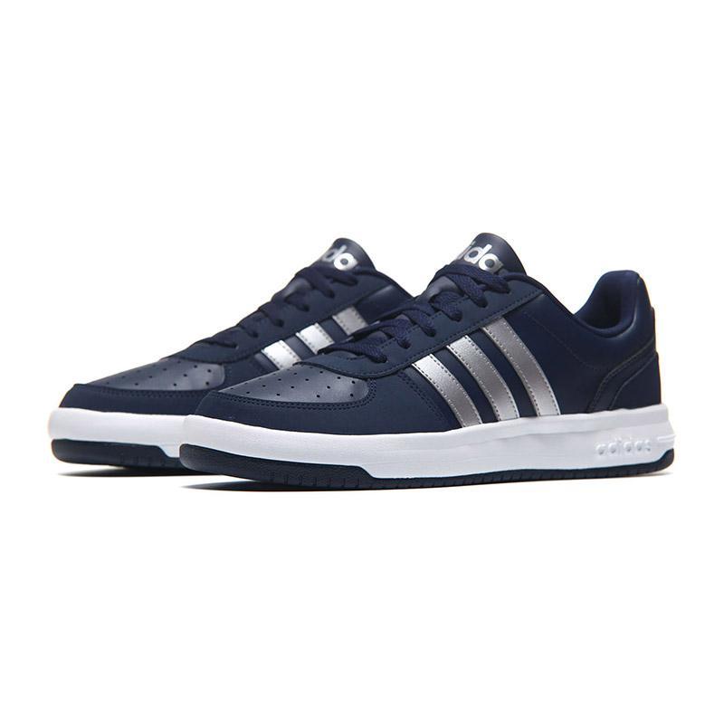 adidas阿迪达斯男子板鞋篮球文化休闲运动鞋B28121 蓝色 39码