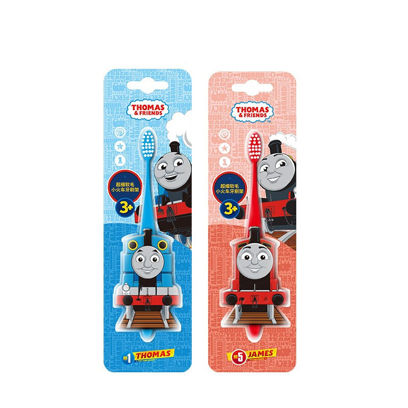 托马斯和朋友（THOMAS&FRIENDS）1-6岁婴儿超细软毛牙刷 蓝色