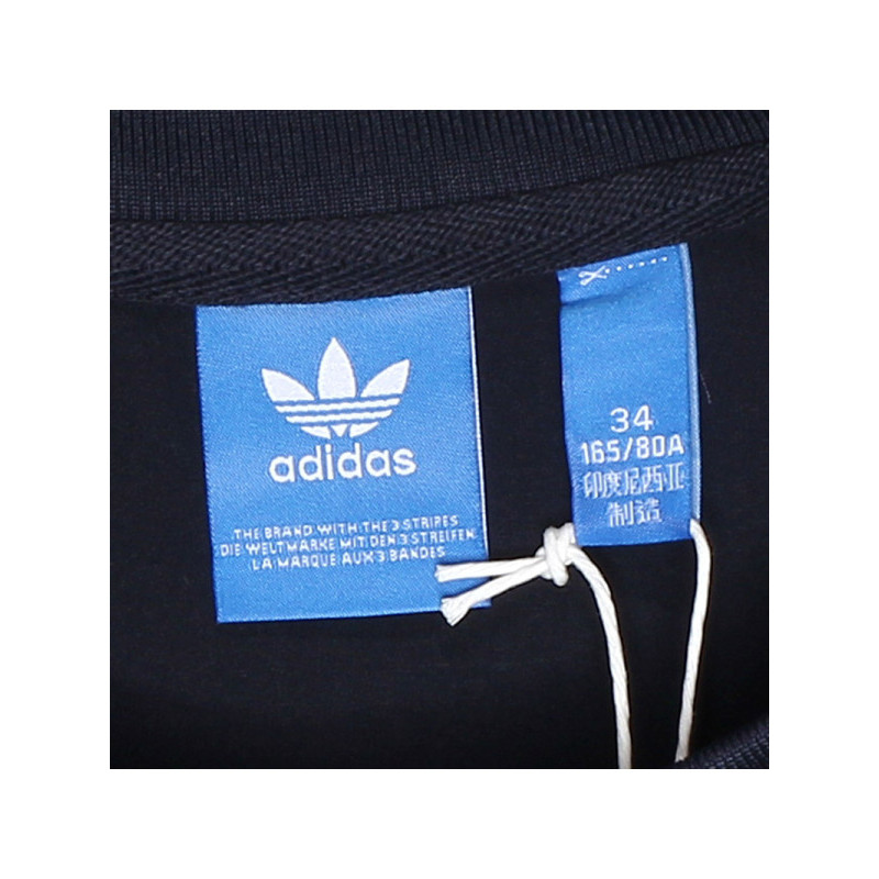 adidas阿迪达斯三叶草女子卫衣梭织休闲运动服BP9387 30 蓝色