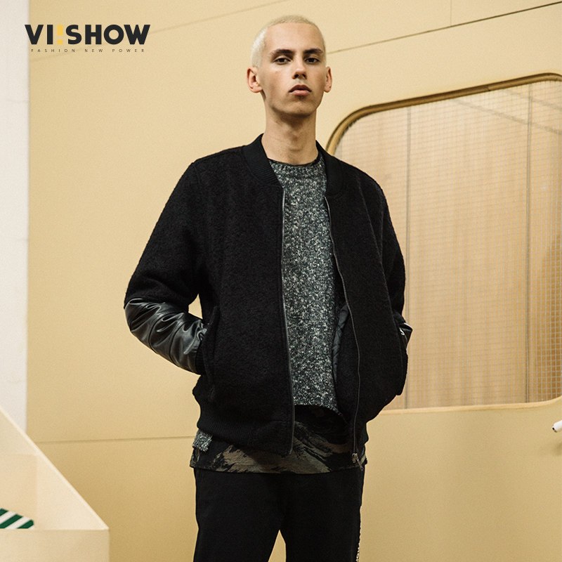 viishow潮牌冬季棉衣男潮青年外套韩版修身男士棉服_1