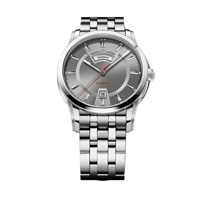 艾美(maurice lacroix)腕表奔涛系列自动机械男表pt6158-ss002-231-1