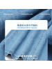 OUNIXUE欧昵雪 | [复古中国风盘扣牛仔裙]夏季浪漫泡泡袖裙子A字连衣裙女
