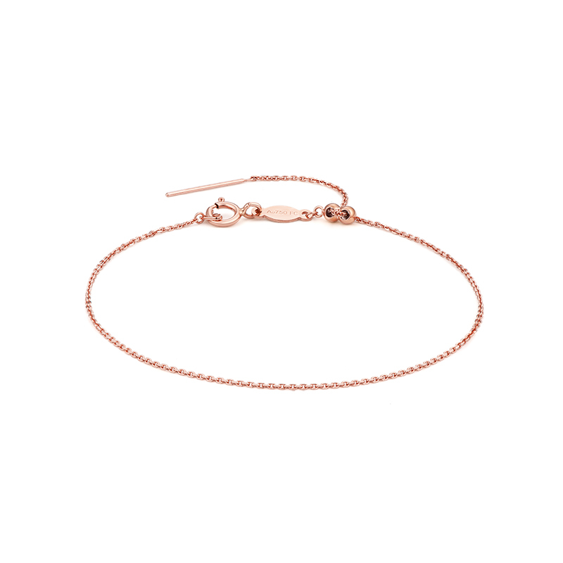 周大福珠宝首饰soinlove蜜豆系列指针18k金彩金手链ve58