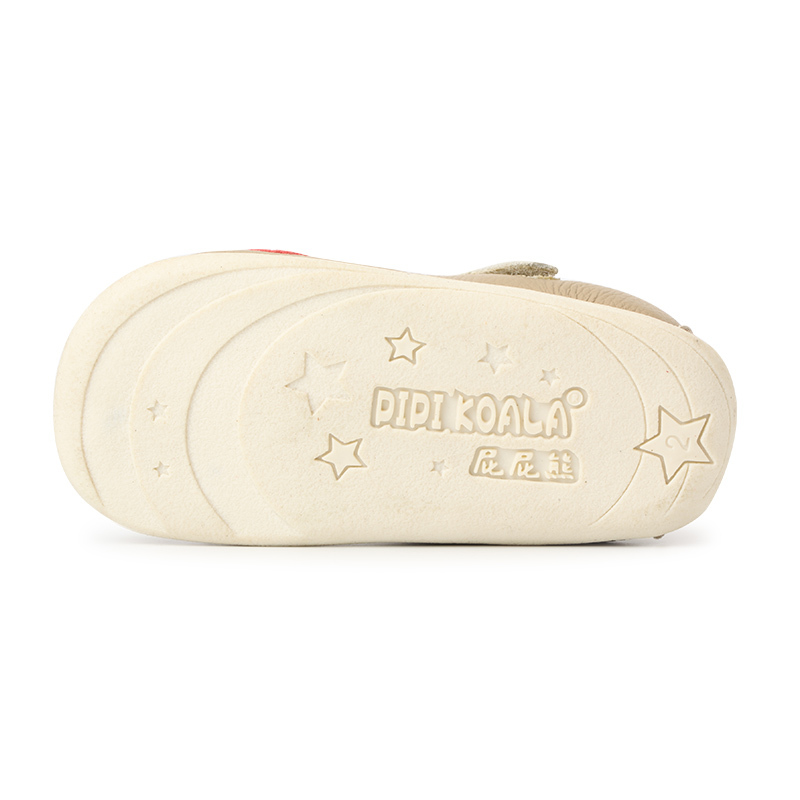屁屁熊（PIPI KOALA） 全手工缝制厚脚背宝宝学步鞋屁屁熊童鞋婴儿防滑软底学步鞋