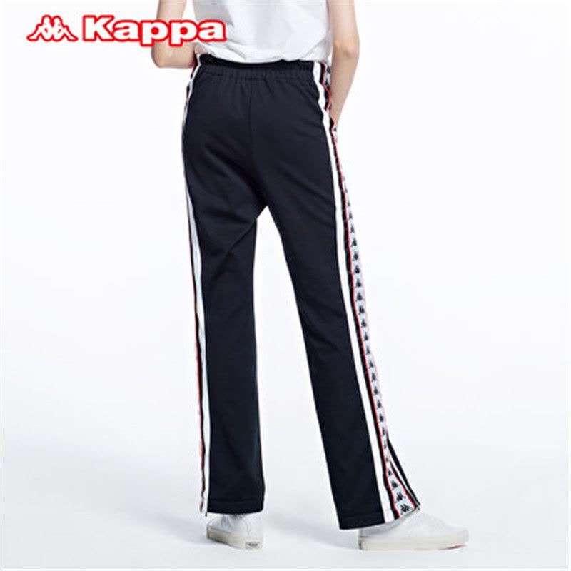 Kappa卡帕女运动休闲卫裤百年串标运动裤K0762AK51黑色-990图片