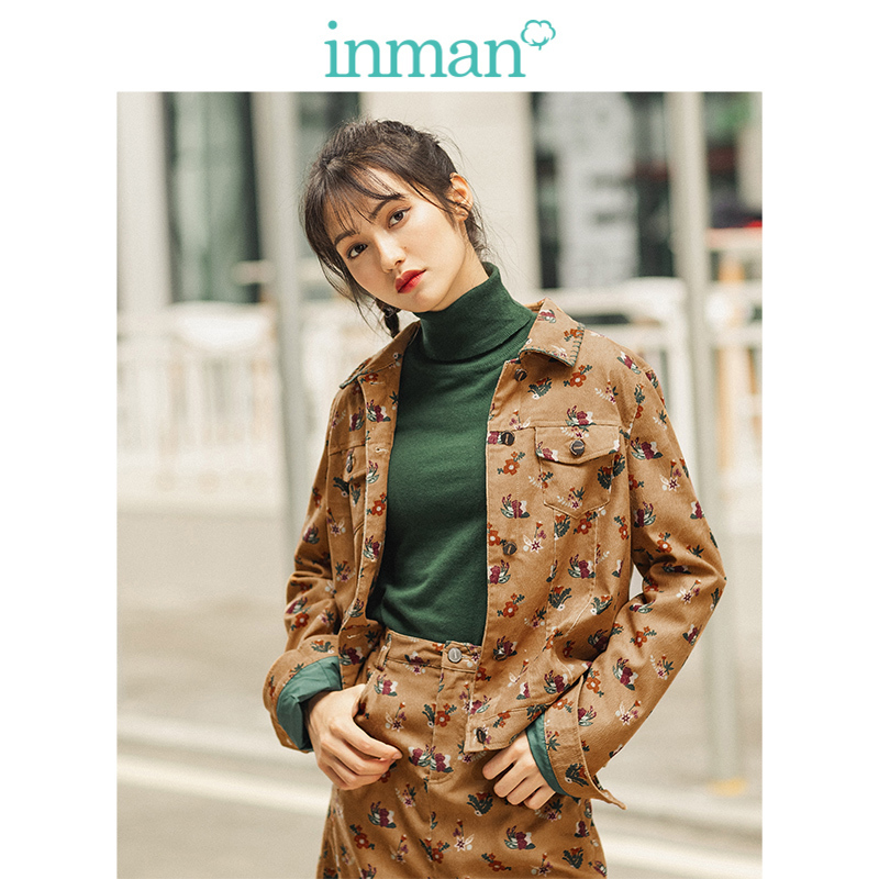 茵曼inman女士短外套