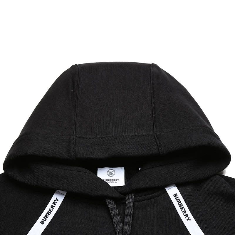 博柏利/巴宝莉 BURBERRY 女款徽标带饰棉质宽松版连帽卫衣运动衫 80395401图片