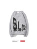 Supreme秋冬经典单品圆领套头字母印花加绒卫衣白色836