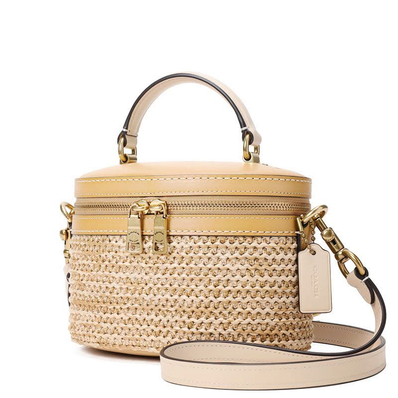 Coach 拼接手提单肩包 69626图片