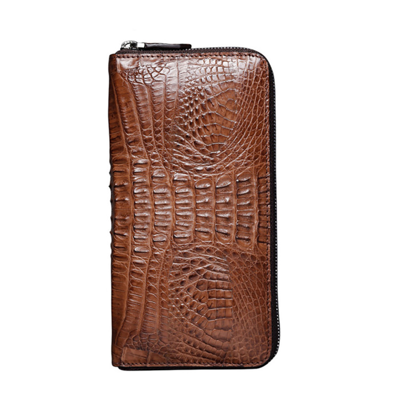 新款男士鳄鱼皮包手夹包小包包手机包手包手抓包男包零钱包手拿包视频