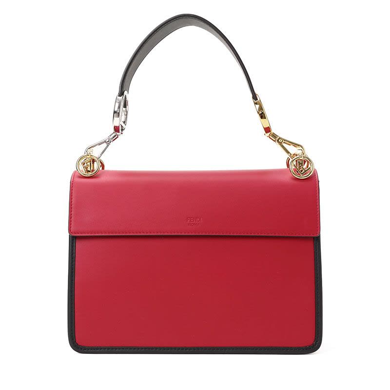 预售FENDI/芬迪 女包KAN I F 双F凸纹印花图案撞色单肩包 8BT284图片