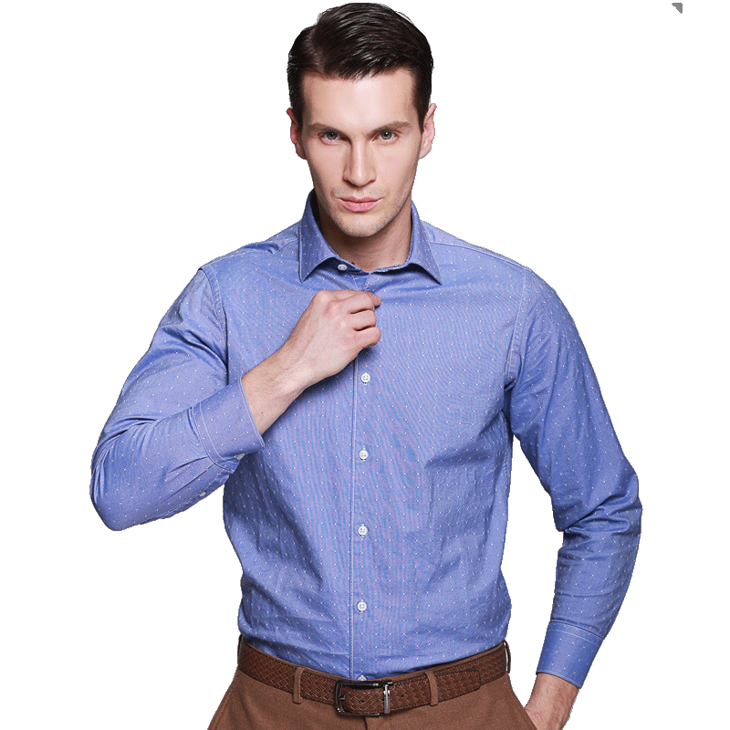 长袖衬衫男 纯棉商务时尚男式衬衣 男士休闲长衬衣棉 3主要参数品破