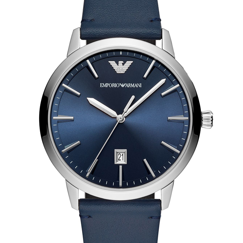 阿玛尼(EMPORIO.ARMANI)手表皮带休闲时尚商务男士石英表腕表袖扣套装AR80032