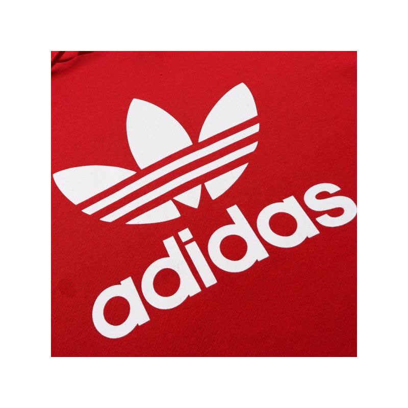 adidas阿迪达斯三叶男装男运动休闲红色卫衣DX3614图片