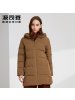 波司登羽绒服女中长款新款休闲连帽冬季保暖外套