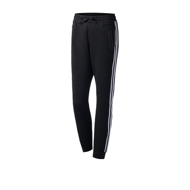 阿迪达斯女服运动长裤针织三条纹跑步休闲运动裤fi9277