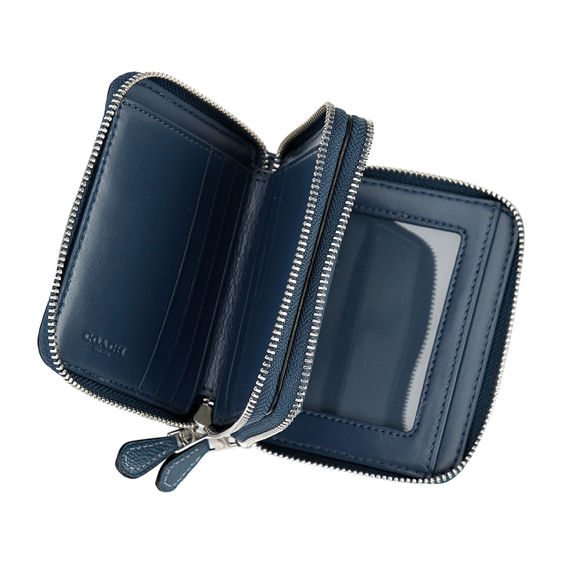 COACH 蔻驰 奢侈品 女士卡其色人造革短款钱包钱夹 F76754 SVP4M