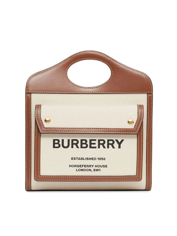 预售 BURBERRY 博柏利 POCKET 徽标 字母徽标 帆布织物 8039361