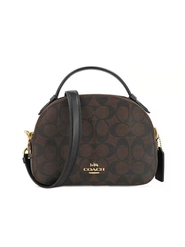 COACH SERENA 贝壳包 字母马车 织物 F1591