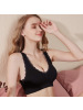 中老年文胸无钢圈聚拢大码背心式睡眠文胸带胸垫妈妈老人内衣薄款