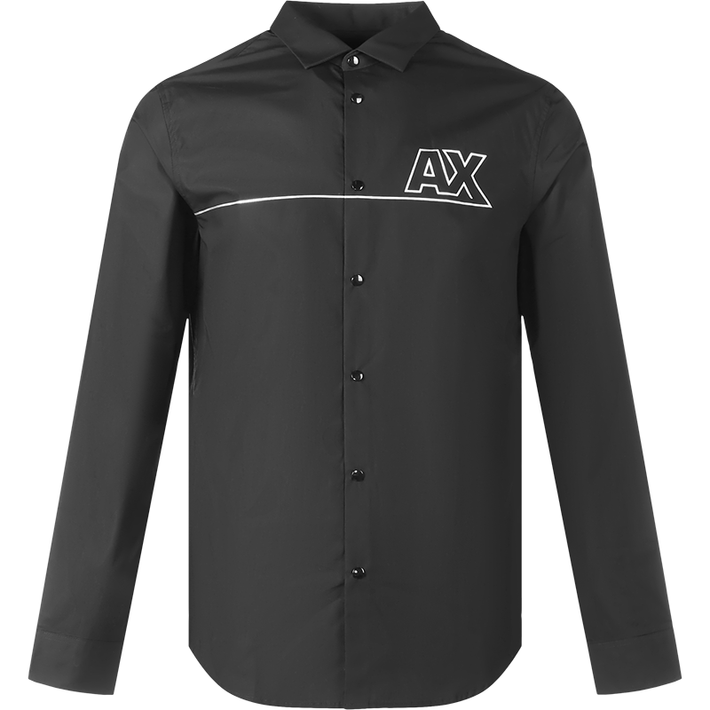 阿玛尼 ARMANI EXCHANGE 男士 棉质长袖衬衫6KZC24 ZNVRZ