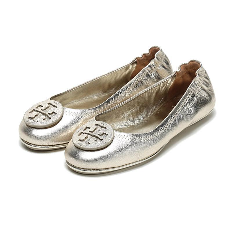 toryburch托里伯奇tb女鞋羊皮芭蕾舞鞋平底鞋73963