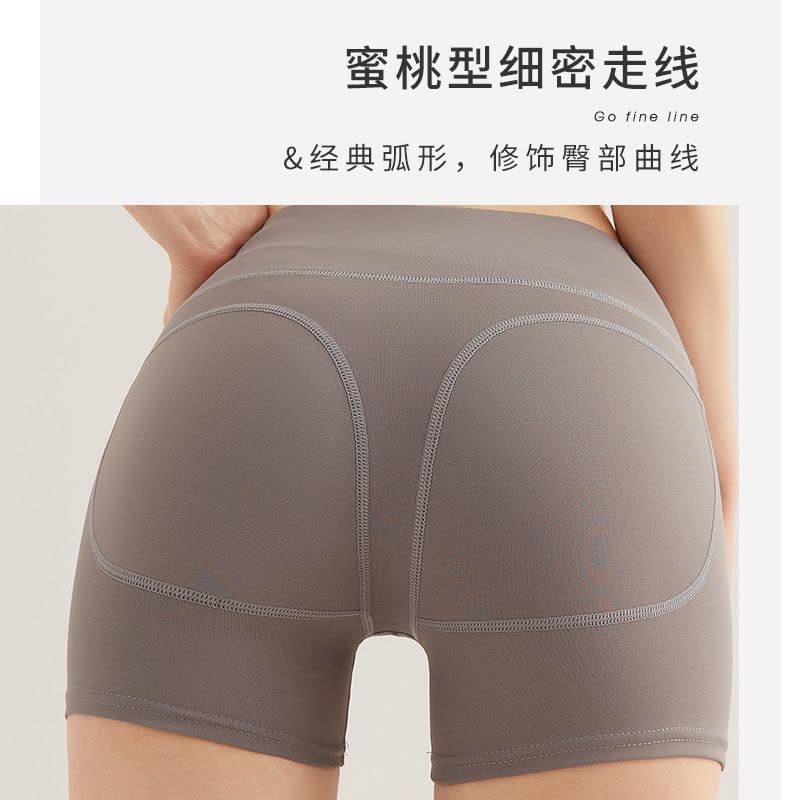 CeenBulled瑜伽裤女夏健身户外跑步提臀高腰运动短裤热裤运动安全骑行裤图片