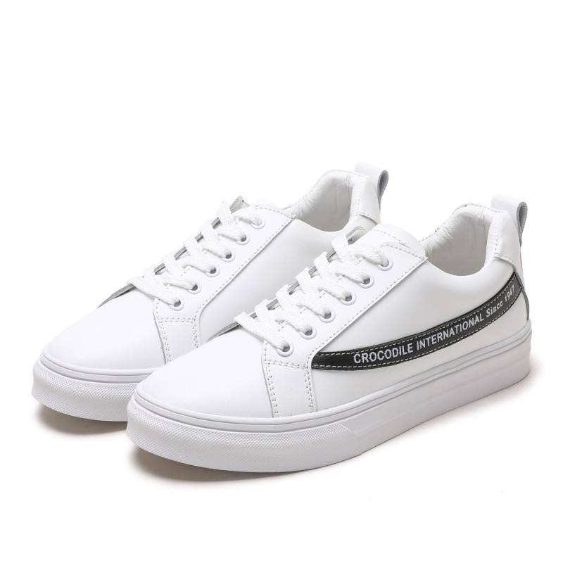 卡帝乐鳄鱼cartelo19春夏款女款运动休闲鞋小白鞋百搭运动鞋