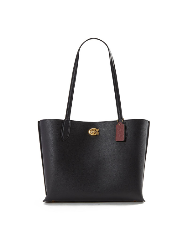 COACH蔻驰 女包 WILLOW TOTE托特包 C扣女包 单肩斜挎手拎包 奢侈品包包