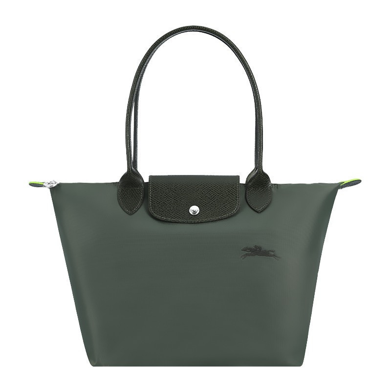 骧 LONGCHAMP 奢侈品 女士Le Pliage Green绿色小号长柄织物可折叠单肩斜挎包饺子包 L2605 9
