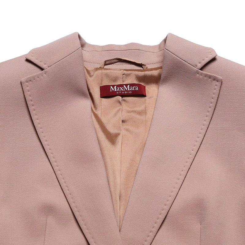 麦丝玛拉 Max Mara Studio 女士绵羊毛修身西服上衣外套 60410827 OFRIDE
