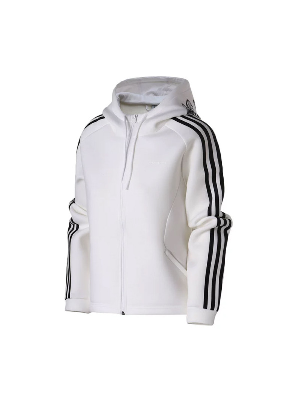 ADIDAS阿迪达斯女子休闲上衣套头长袖连帽卫衣DX0042