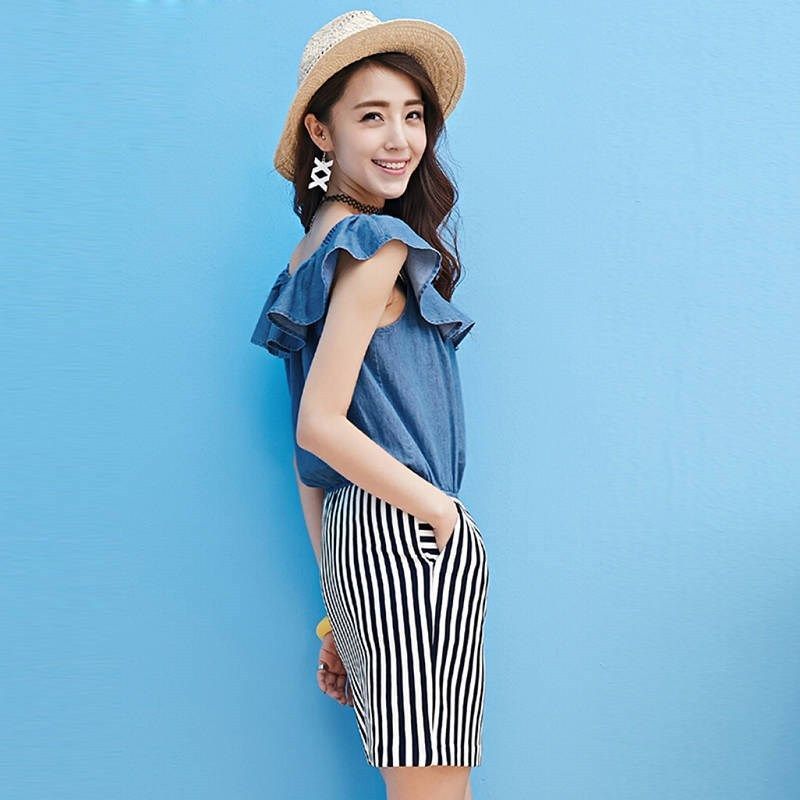 【福利款】拉夏贝尔puella夏装新款休闲修身一字领无袖连衣裙女