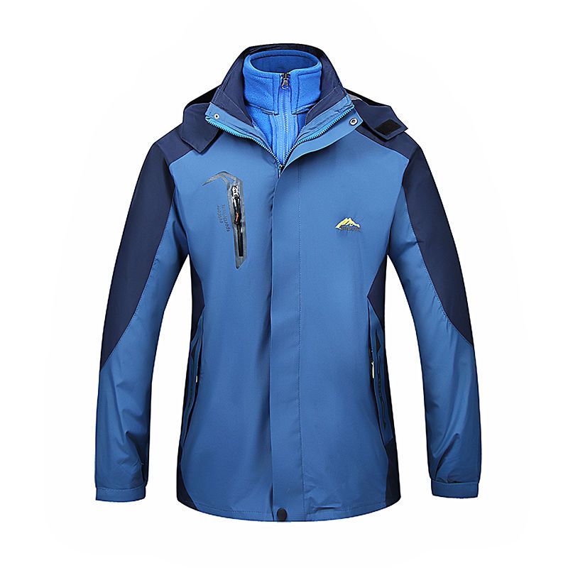 花花公子playboyicon男女款秋冬季防风保暖登山服冲锋衣