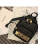 预售 莫斯奇诺MOSCHINO LOGO标识 女士双肩包 织物7608